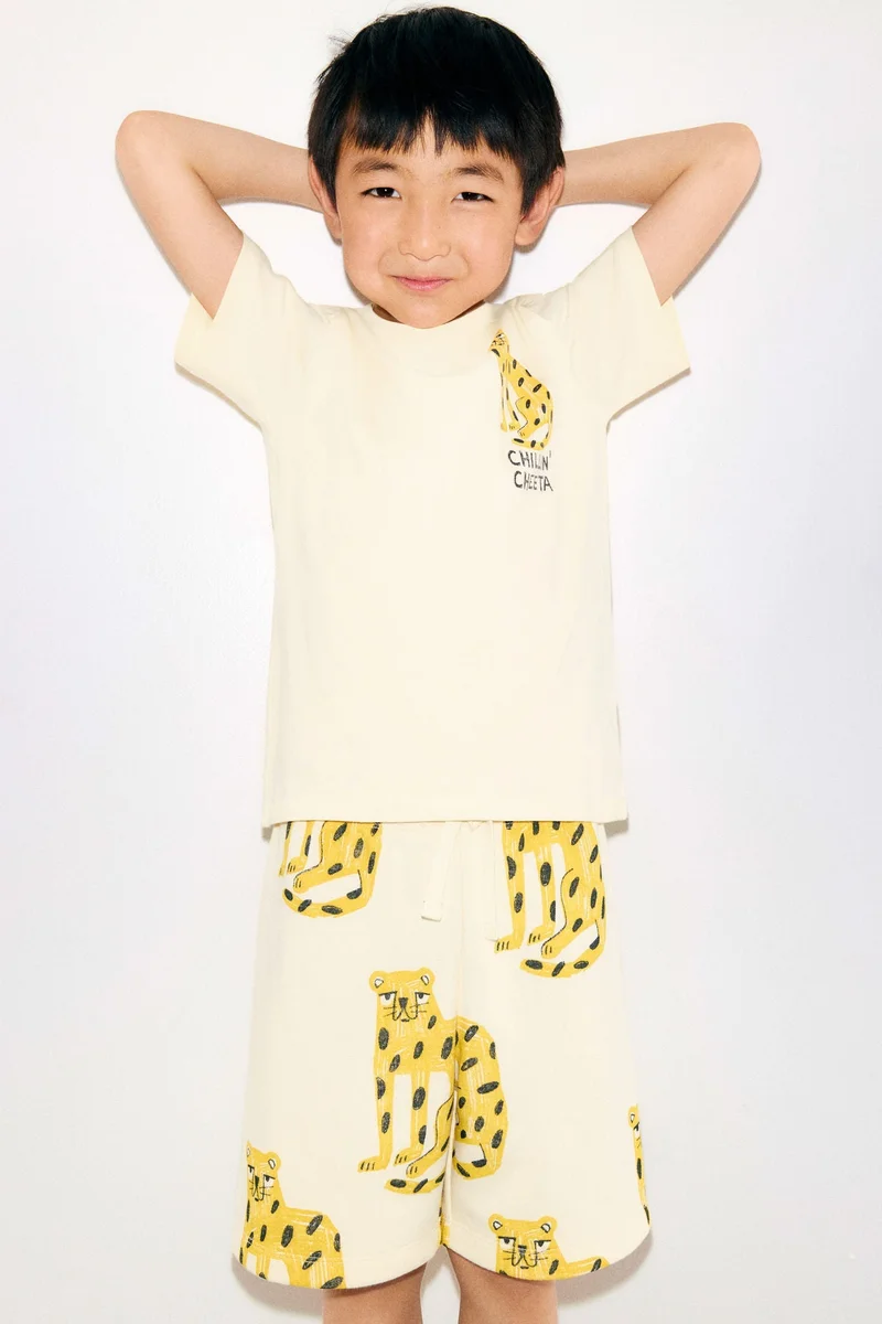 اتش اند ام تيشيرت مطبوع